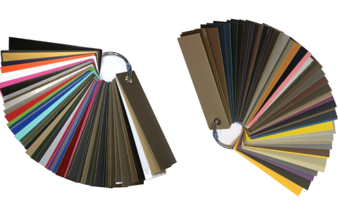 Cerakote finsih swatch colour range